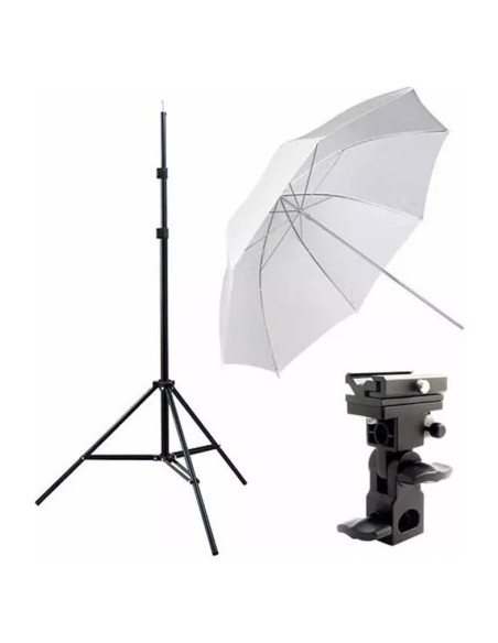 Estudio Fotográfico ePhotoINC UB1W con Soporte y Paraguas
