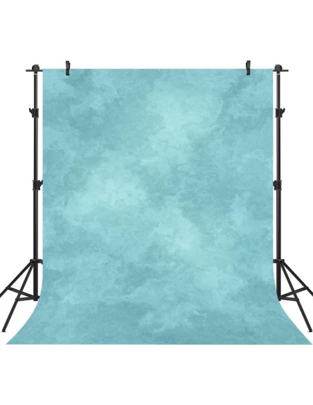 Fondo de Fotografía Profesional DULUDA 5x7ft Cian Abstracto