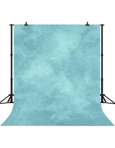 Fondo de Fotografía Profesional DULUDA 5x7ft Cian Abstracto