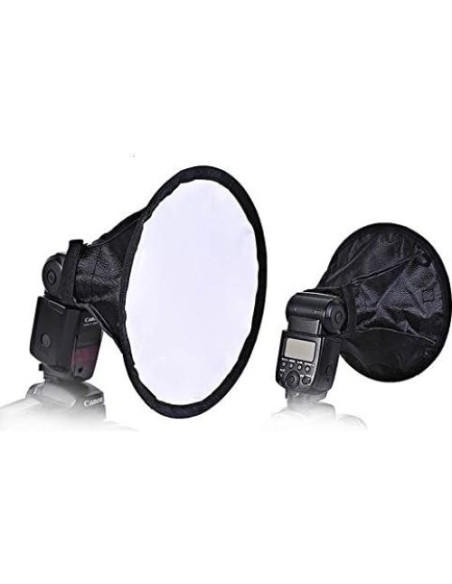 Difusor de Flash Redondo PhotoTrust 20cm Universal Plegable
