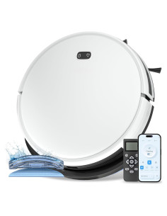 Aspiradora Robot Magshion MAG-A03, 2800Pa, Wi-Fi, 2 en 1