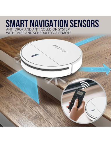 Aspiradora Robot Inteligente PURE CLEAN PUCRC95PLUS - 90 min