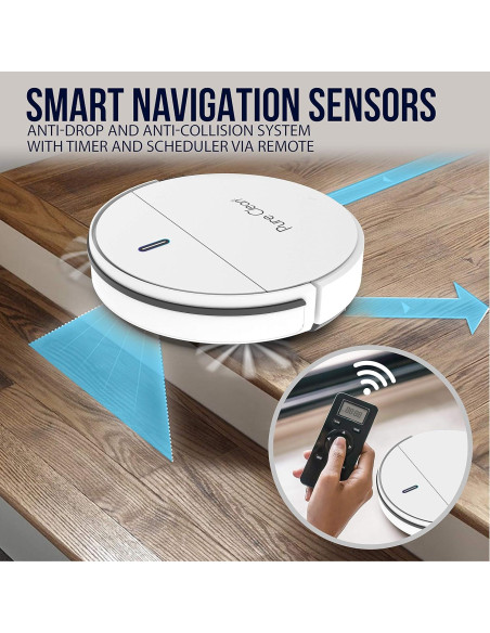 Aspiradora Robot Inteligente PURE CLEAN PUCRC95PLUS - 90 min