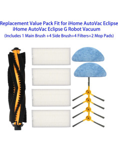 Accesorios de Reemplazo ZYBULSHJT para iHome AutoVac Eclipse 2