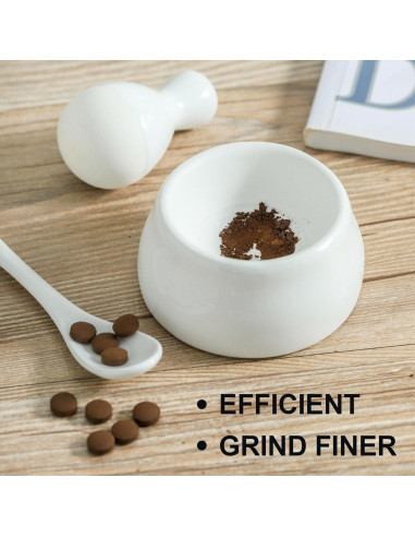 Juego de Mortero y Mano Howise 6.35 cm para Moler Especias