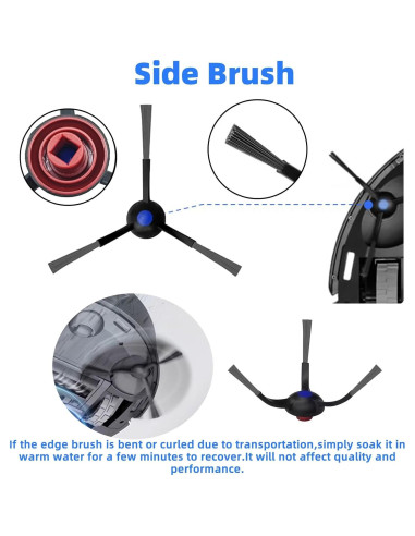 Kit de Repuestos para Aspiradora Robot YOUZEMO T30S - 16 Piezas