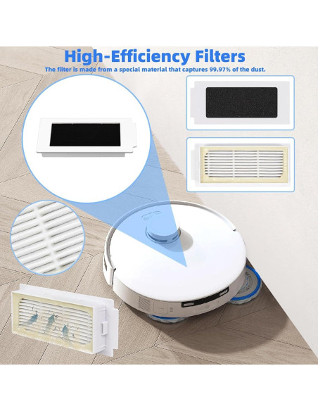 Kit de Repuestos para Aspiradora Robot YOUZEMO T30S - 16 Piezas