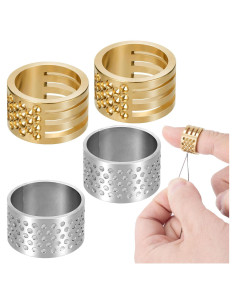 Protector de Dedos HINZIC 4 Piezas Acero Inoxidable Ajustable