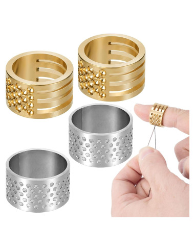 Protector de Dedos HINZIC 4 Piezas Acero Inoxidable Ajustable