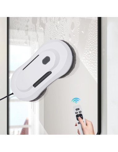 Robot Limpiador de Ventanas WENBINGSHOP JJGDN7, 2800 Pa, Control Remoto