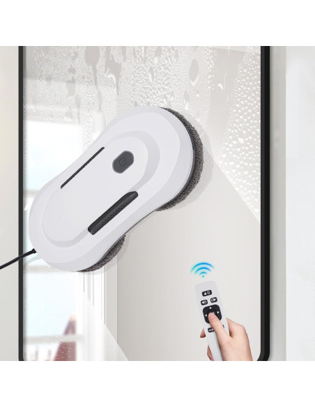 Robot Limpiador de Ventanas WENBINGSHOP JJGDN7, 2800 Pa, Control Remoto