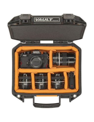 Estuche Duro Pelican Vault V100 para Cámara y Equipo