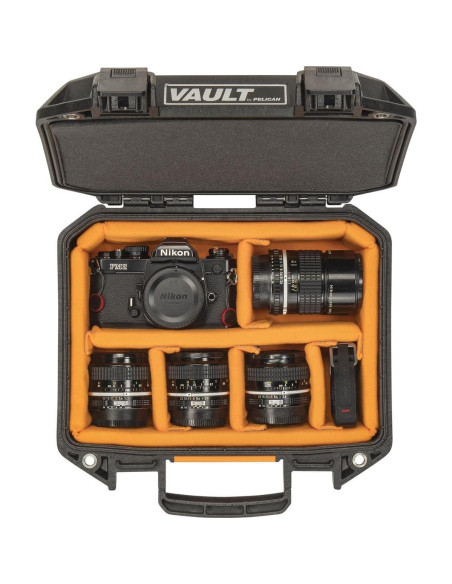 Estuche Duro Pelican Vault V100 para Cámara y Equipo