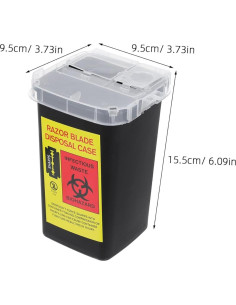 Estuche de Almacenamiento para Cuchillas de Afeitar Healvian 15.5x9.5cm 2