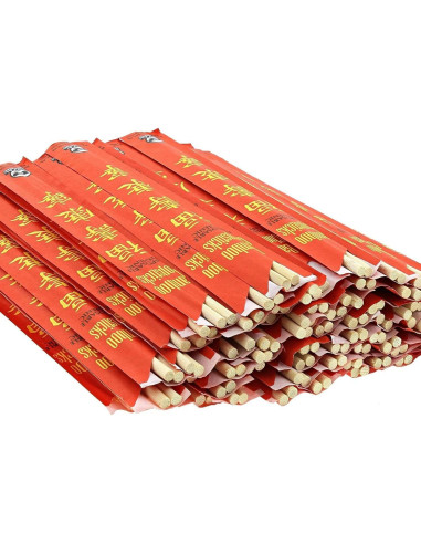 Palillos de Bambú Desechables Homerite 200 Pares 22.86 cm