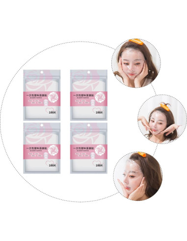 400 Piezas Máscaras Faciales Plásticas Desechables FOMIYES