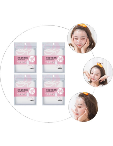 400 Piezas Máscaras Faciales Plásticas Desechables FOMIYES