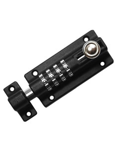 Cerrojo Combi de 4 Dígitos SISAV Negro Resistente al Óxido