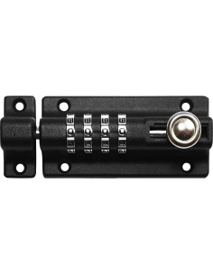 Cerrojo Combi de 4 Dígitos SISAV Negro Resistente al Óxido 2