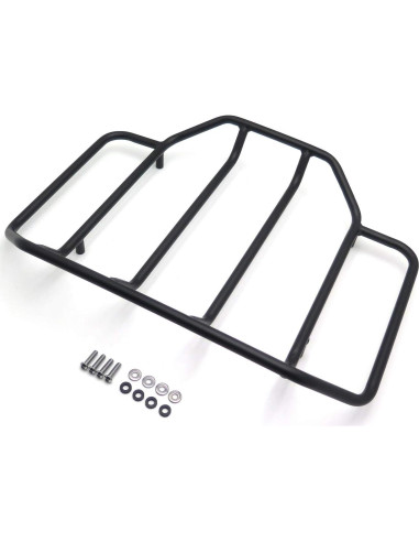 Estante de Equipaje Negro HTTMT para Harley Touring 50.8x35.6 cm