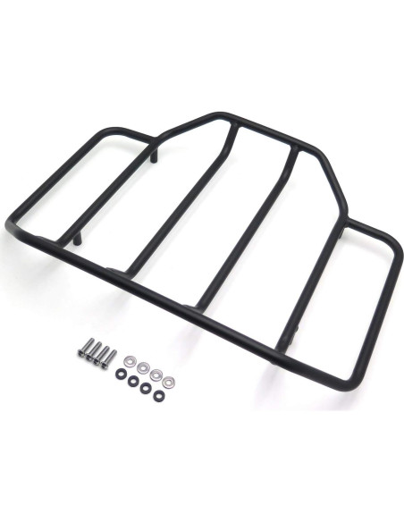Estante de Equipaje Negro HTTMT para Harley Touring 50.8x35.6 cm