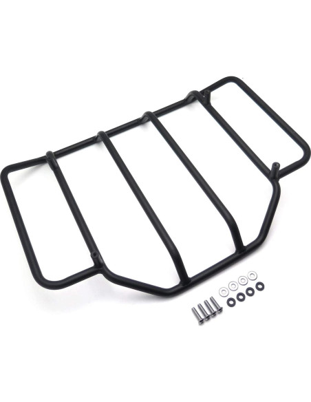 Estante de Equipaje Negro HTTMT para Harley Touring 50.8x35.6 cm