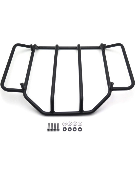 Estante de Equipaje Negro HTTMT para Harley Touring 50.8x35.6 cm