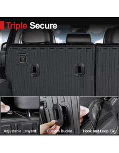 Funda de Respaldo para Segunda Fila HOUCLEMIC Hyundai Santa Fe 2024-2025 2