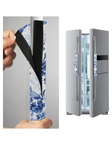 Juego de Fundas para Manijas de Refrigerador QwThum 35.6x14cm