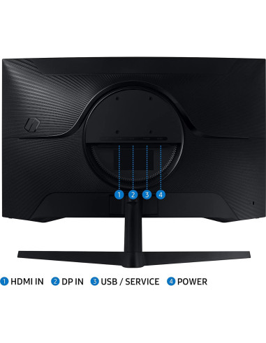 Monitor Curvo Samsung Odyssey G55A 27" QHD 165Hz 1ms FreeSync