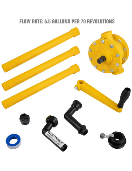 Bomba Rotativa Manual OEMTOOLS 24470 para Barril de 55 Galones