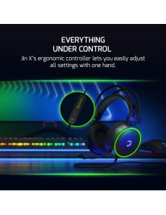 Auriculares Gaming GAMEPOWER JIN X 50mm con Micrófono 3.5mm 2