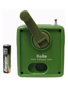 Radio de Emergencia Kaito SB-1059 AM/FM Solar Manivela Verde 2