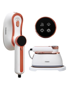 Plancha de Vapor 2 en 1 PLENHAUS 1000W 120V Blanco Premium