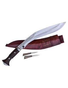 Cuchillo Kukri GK&CO. 33 cm Mango Madera Rosa Hecho a Mano