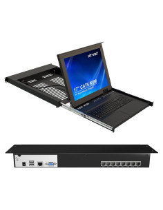 Consola KVM Rack 1U MT-VIKI 8 Puertos USB VGA/HDMI 17"