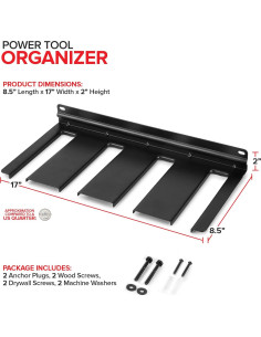 Organizador de Herramientas Innovaciones Modernas 4 Compartimentos 2