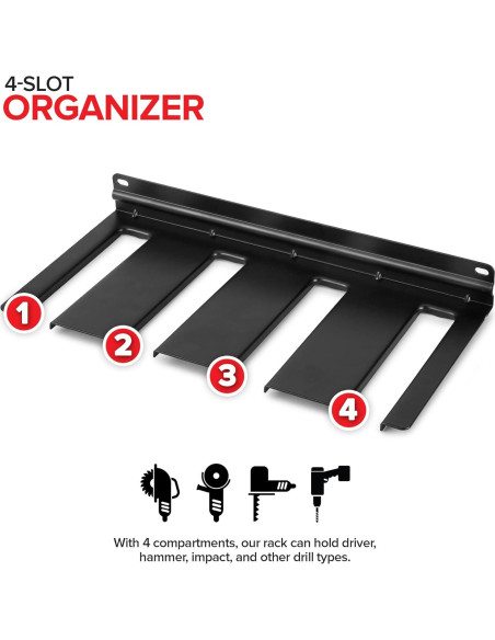 Organizador de Herramientas Innovaciones Modernas 4 Compartimentos