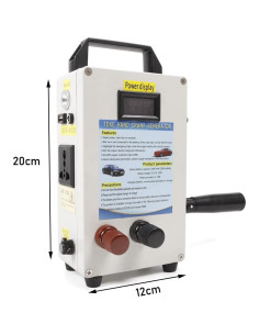 Generador de Manivela CRYBY TK-150W-S 150W Solar y Manual 2