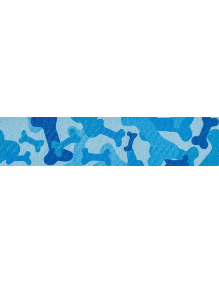 CollarSafe Collar para Perro Grande 1.5" Azul Diseño