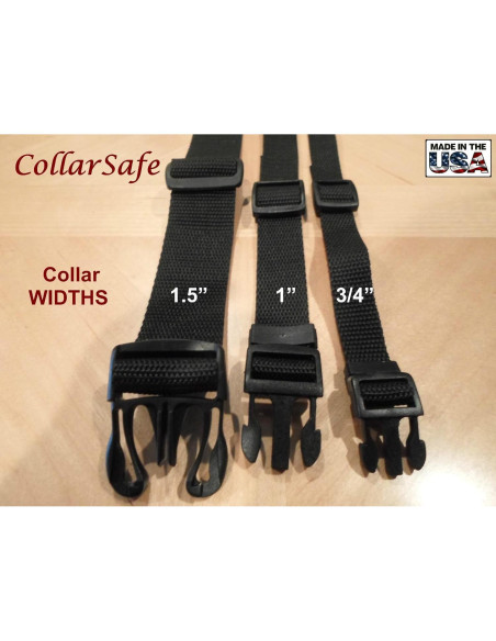 CollarSafe Collar para Perro Grande 1.5" Azul Diseño