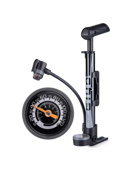 Mini Bomba de Bicicleta CXWXC con Manómetro 120 PSI - Portátil