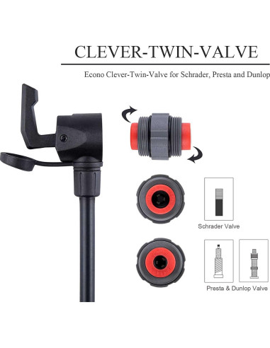 Mini Bomba de Bicicleta CXWXC con Manómetro 120 PSI - Portátil