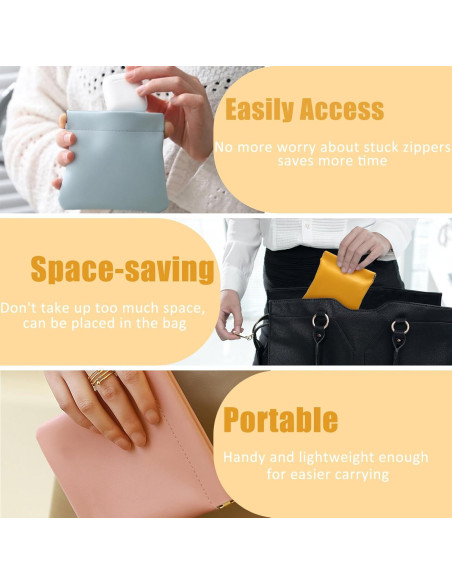 18 Mini Bolsos de Maquillaje WRINGKIT Impermeables 12.7 cm