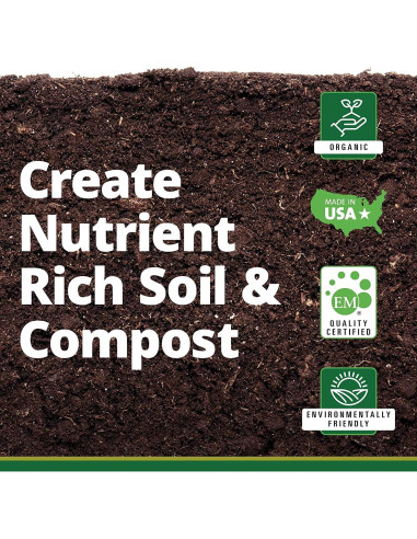 TeraGanix EM Premium Bokashi 0.91 kg - Acelerador Compostaje