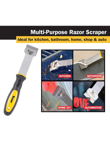 Raspador de cuchilla Titan 12030 mango largo 25.4 cm