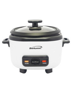 Cocedor de Arroz Brentwood 6 Tazas Blanco - 7 Funciones