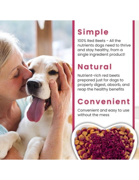 Olewo Remolachas Rojas para Perros 0.45 kg - Suplemento Nutricional