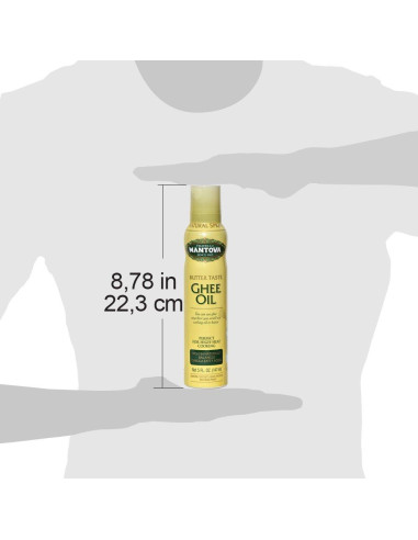 Aceite Ghee Mantova 148 ml Spray 100% Natural Omega-3