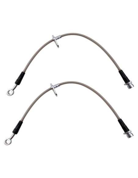 Juego de Mangueras de Freno TRQ Rendimiento 2 Piezas Acero Inoxidable